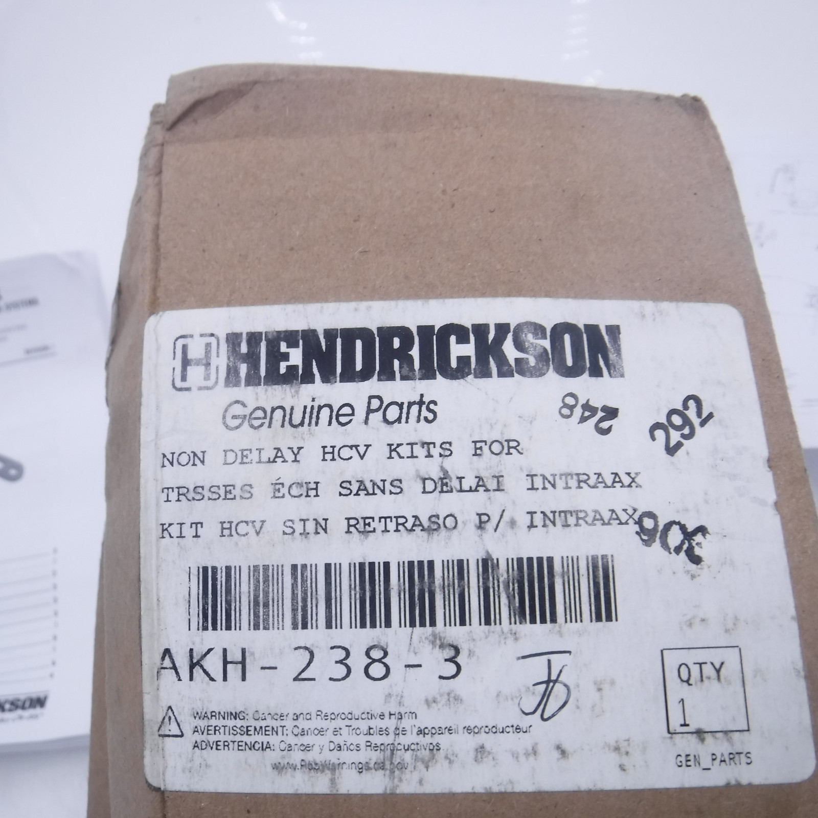 OEM Hendrickson AKH-263-3 Drum Brake Ride Height Control Valve Kit