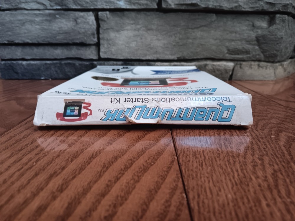 Commodore 64 Quantumlink Manuals Inserts Box Only NO SOFTWARE