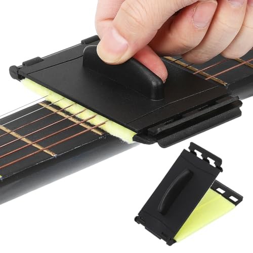Professional Guitar String Scrubber & Fingerboard Cleaner – Reusable, Washable