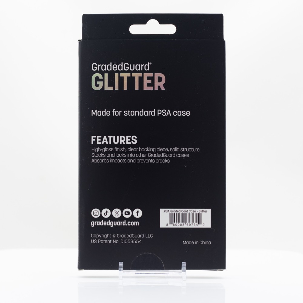 GradedGuard PSA Graded Card Case Guard Protector GLITTER Limited Edition