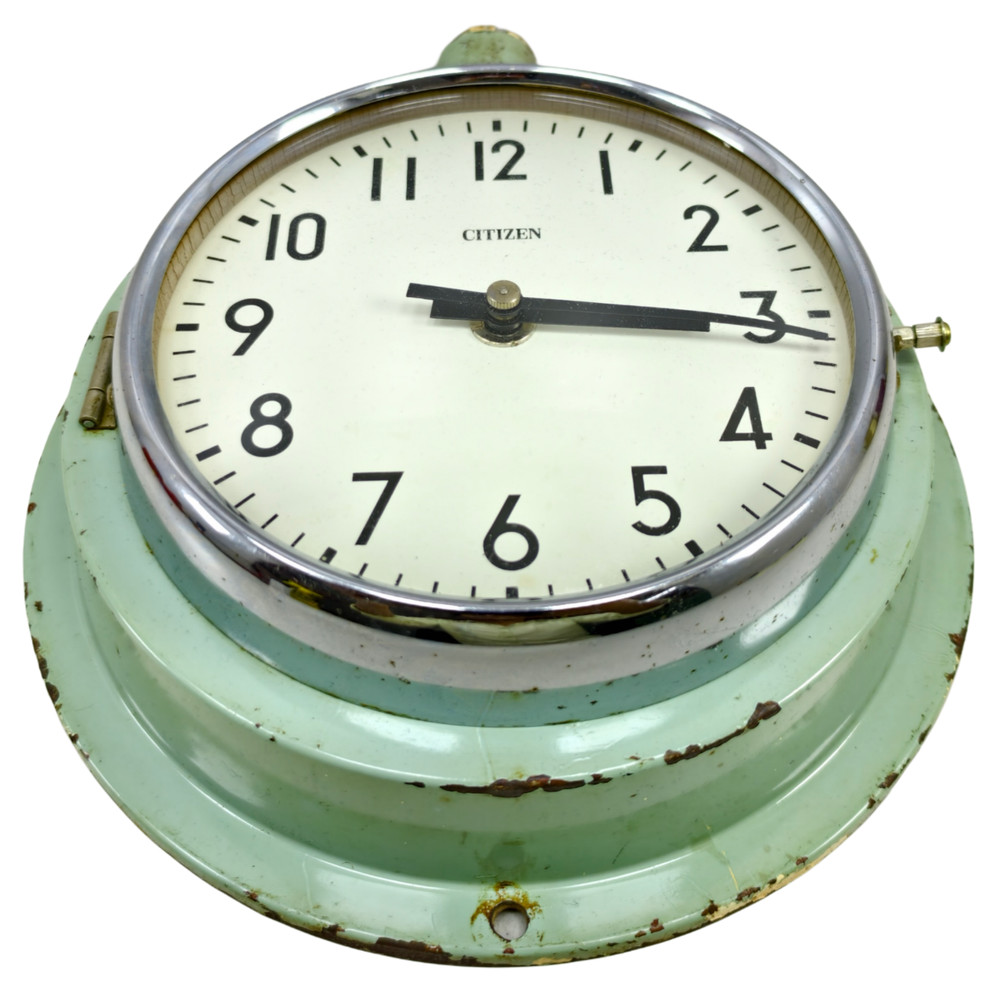 TIC Citizen Slave Clock Chrome system Marine Master Series 24VDC