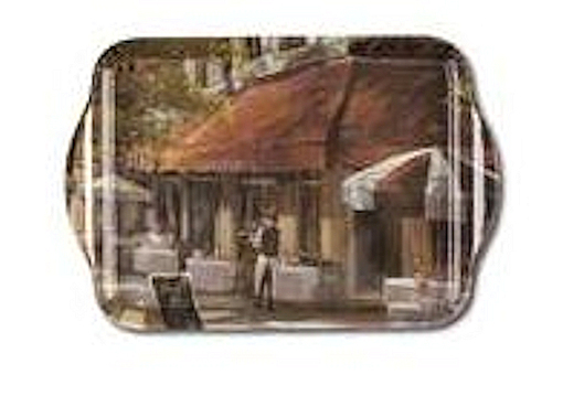 Scatter Tray "Cafe Scenes" Melamine