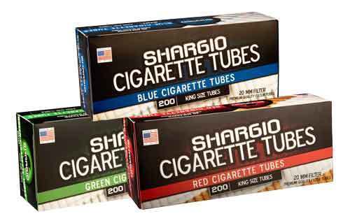 Shargio Blue Light King Size - 3 Boxes - 200 Tubes Box RYO