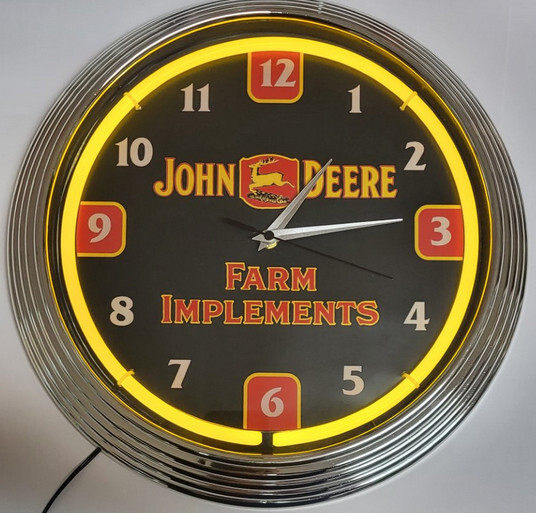 John Deere Wall Clock Free Shipping