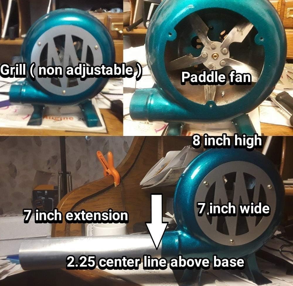 Dual BBQ Blower Charcoal Chimney Starter