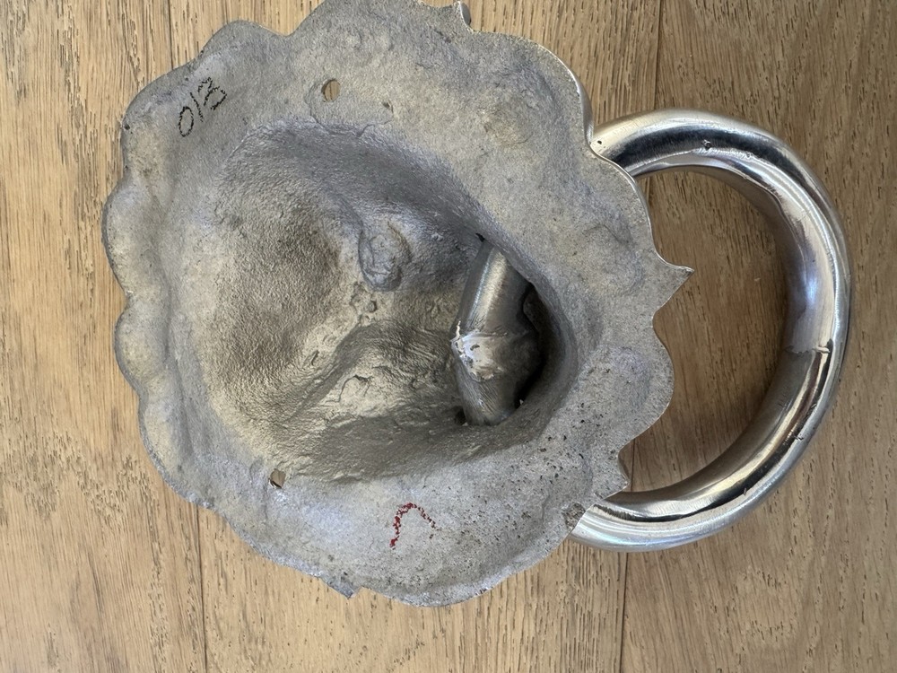 Lion Head Door Knocker – Silver Finish