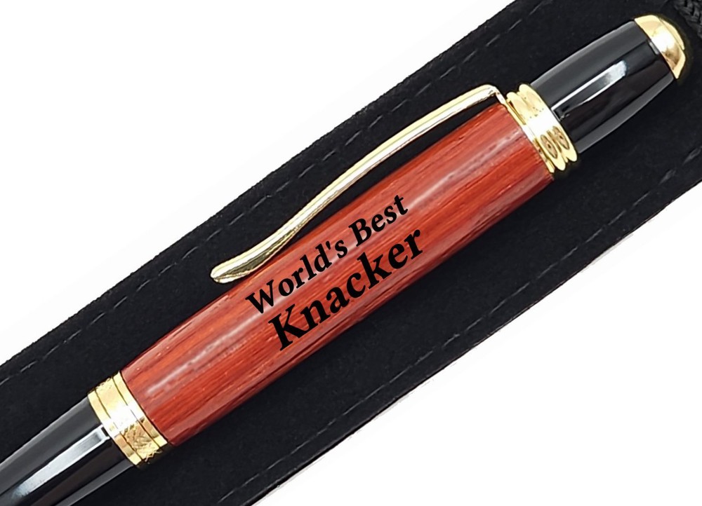 Gift For Knacker World's Best Knacker Present Engraved Pen