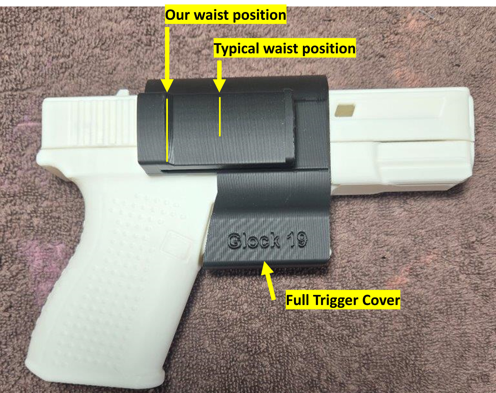 GLOCK 19 19 MOS, 23 Holster In Waistband IWB Conceal Carry. USA Made Ships FREE