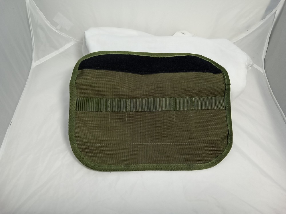 Sand bag holder OLIVE single "hook and loop" closure