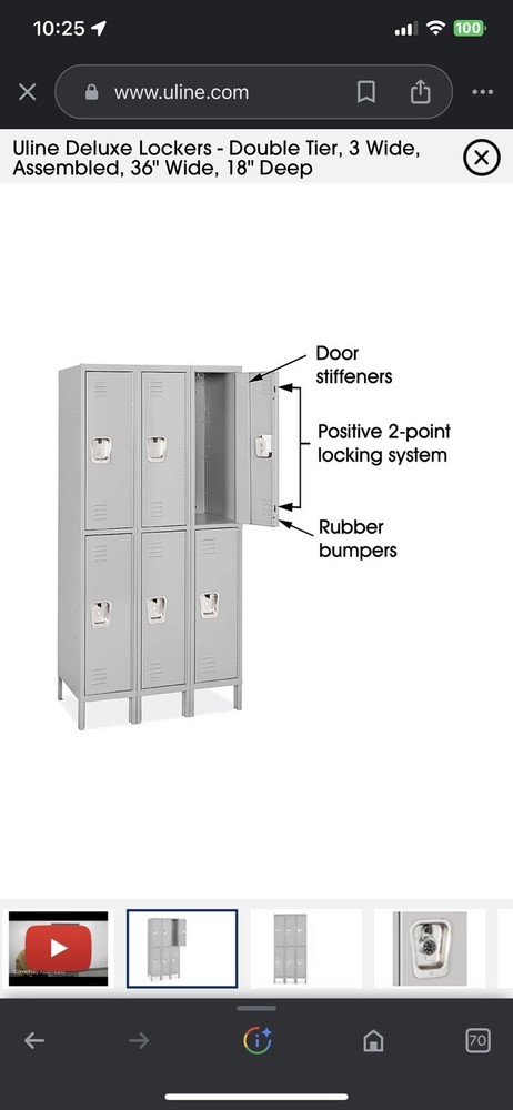 Metal lockers New