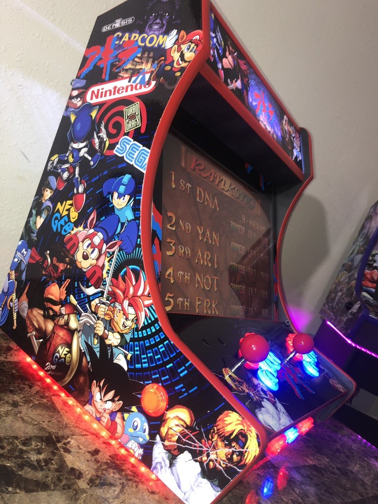 THE ULTIMATE CUSTOM Multicade Tabletop Bartop Arcade Cabinet Raspberry pi build