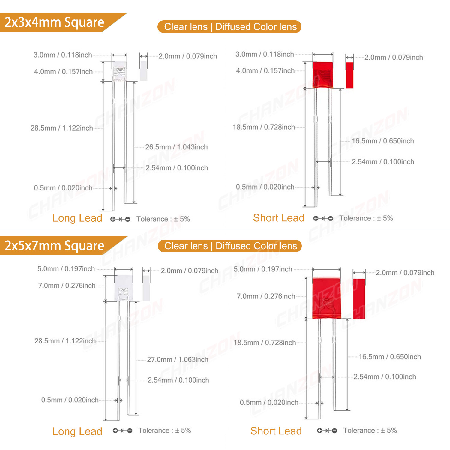 3mm 5mm 8mm 10mm UV LED Diode Red White RGB Lights Emitting Diode Electronics