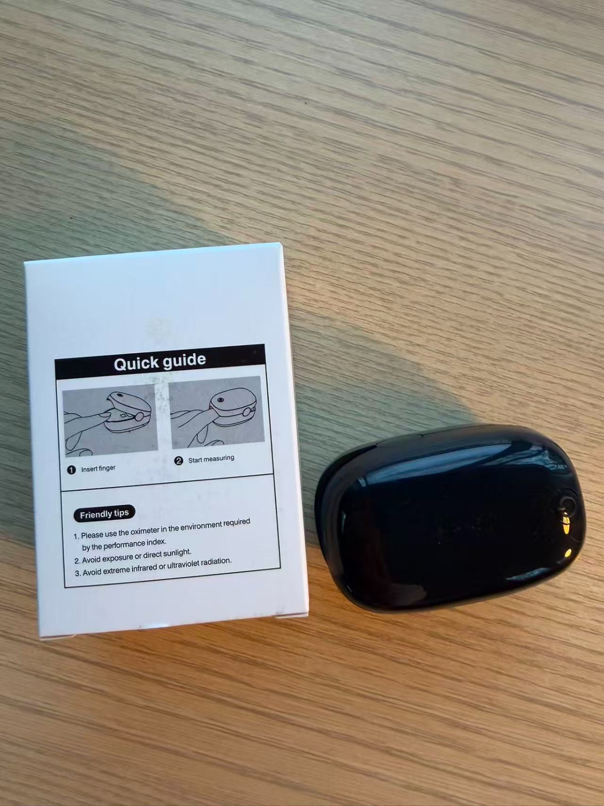 2 PCS Fingertip Pulse Oximeter Per package Bloodoxygen Measurement High Accuracy