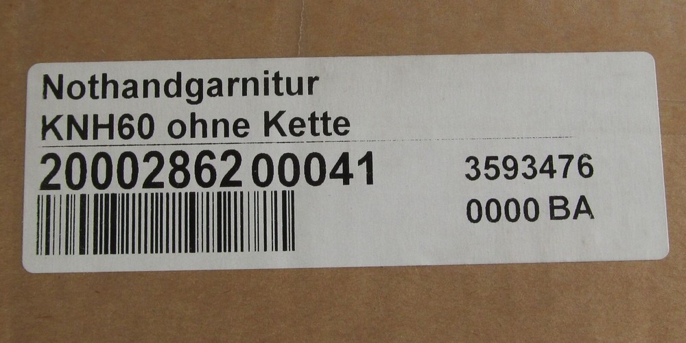 NEW GFA KNH60 HAND CHAIN OPERATOR/ DRIVE UNIT/ FIRE ROLLER/ SHUTTER DRIVE
