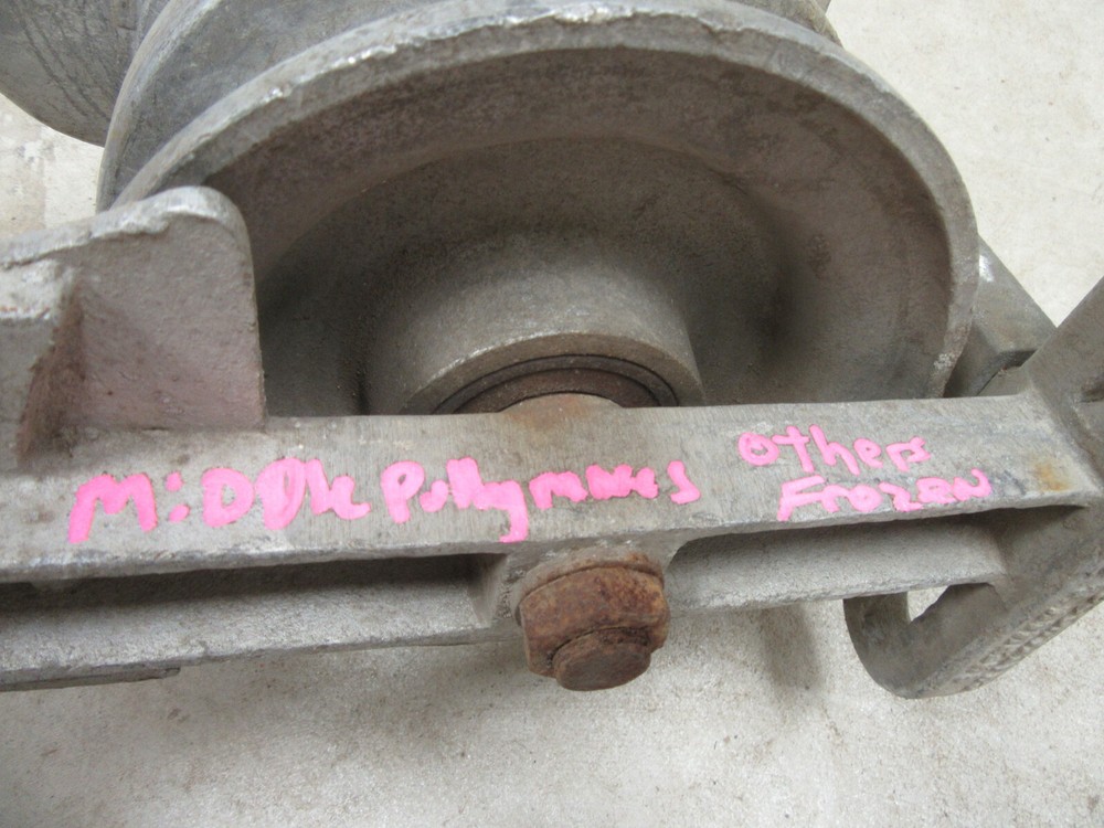 6" Sherman Reilly 3 Stringing Sheave Cable Block Pulley Snatch Lineman Tool