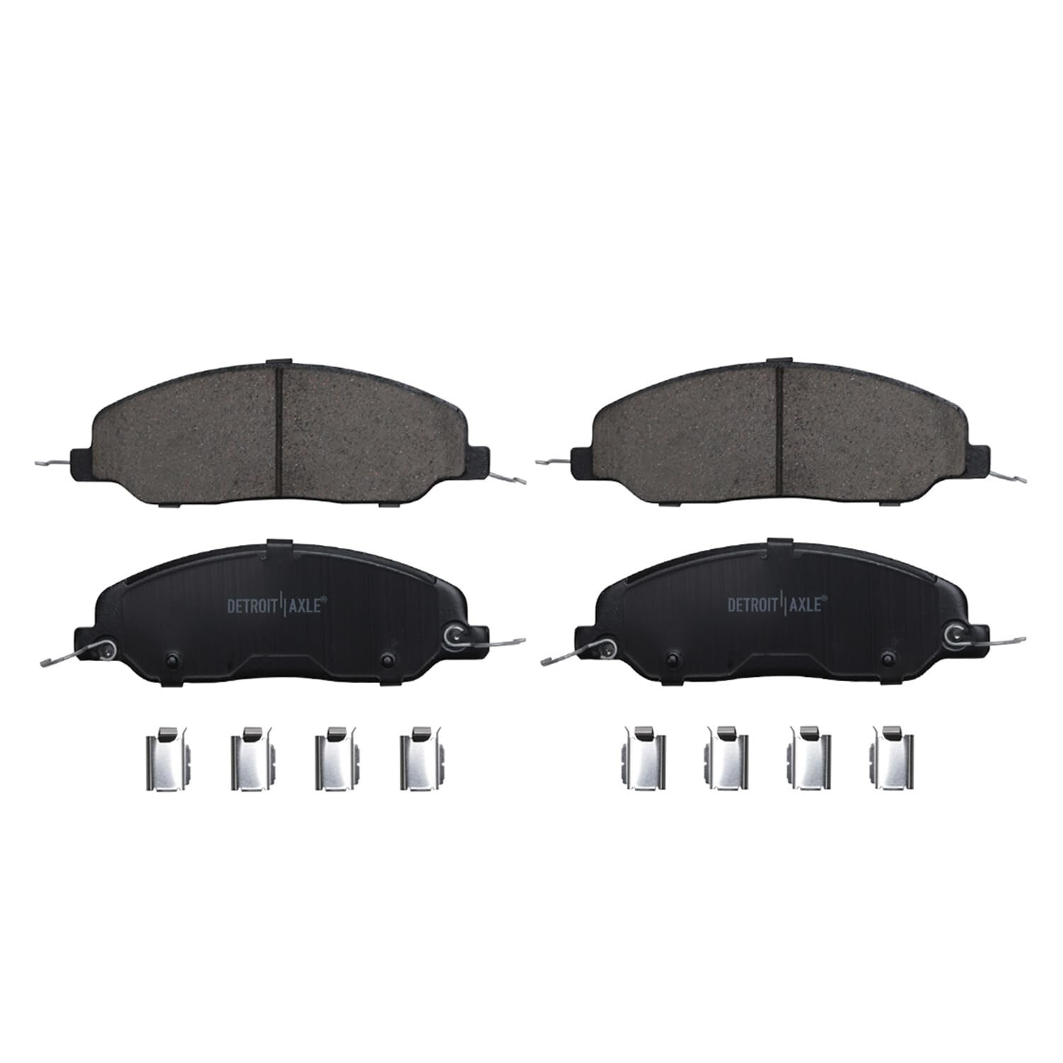 Front & Rear Drilled Disc Rotors Ceramic Brake Pads for 2005-2010 Ford Mustang