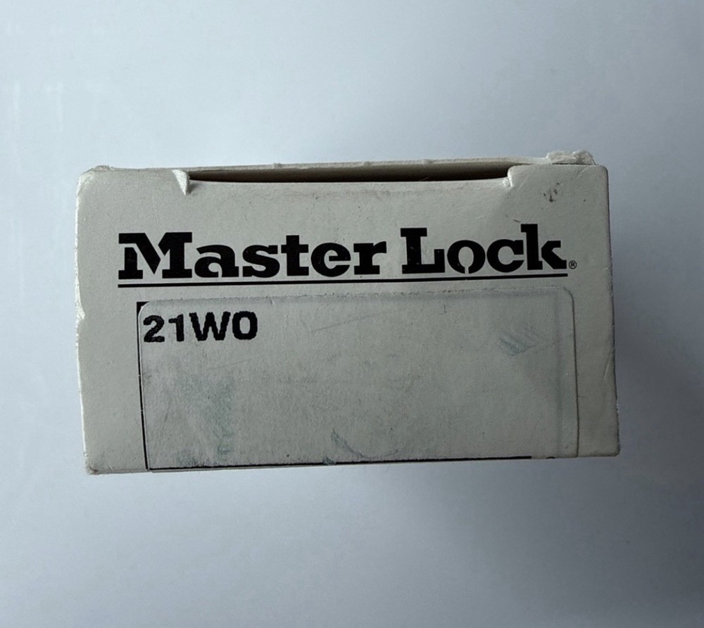 Master Lock #21WO Re-keyable Padlock without Core 4 Pack