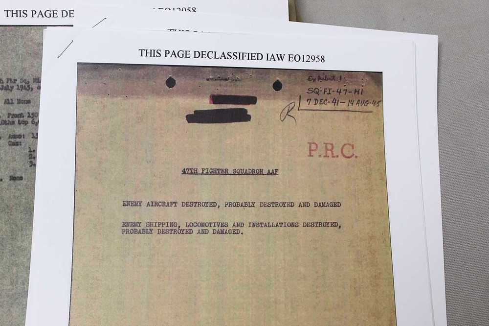 WW2 Group of Capt Powell P-51 Pilot – Pacific . FLU4871