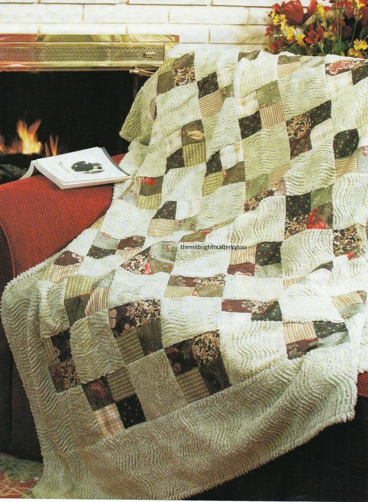 Chenille Snuggle Quilt Quilt Pattern Pieced LP