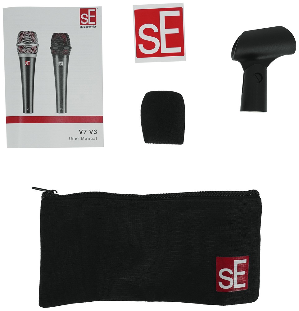 Se Electronics V7 All-Metal Dynamic Microphone Studio-Grade Supercardioid Mic