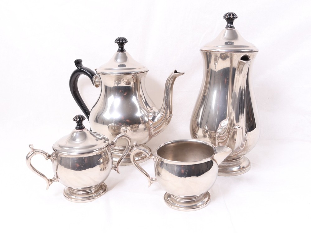 Four Piece Silver Plated Tea Set. Ashbury Sheffield.