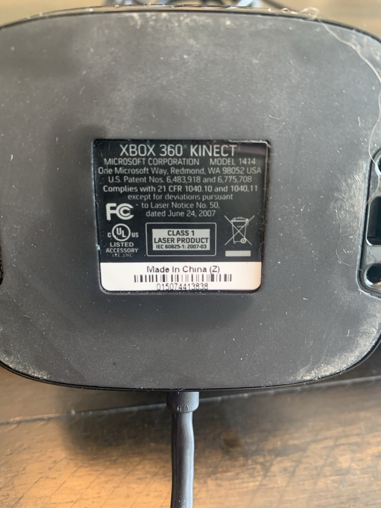 Microsoft Xbox 360 Kinect Sensor bar only, Model 1414 Motion Camera Black