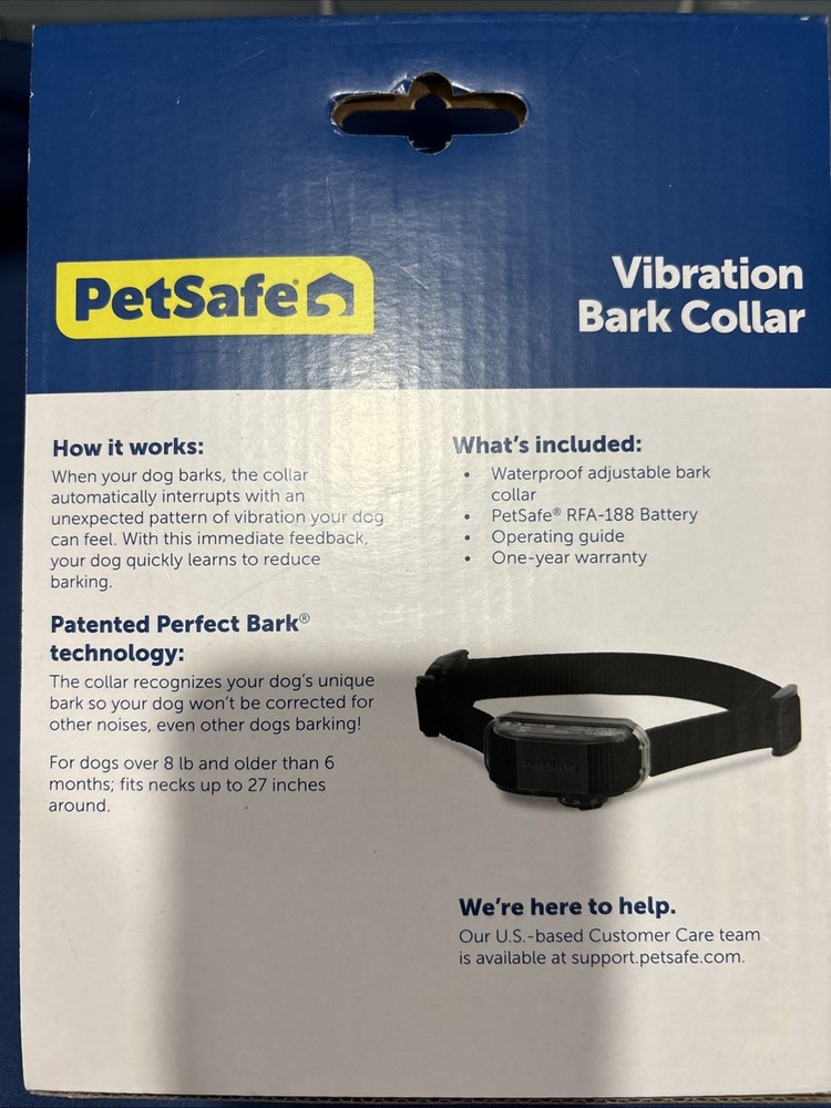 PetSafe Vibration Bark Collar, NIB