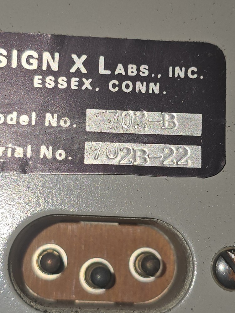 Sign X Laboratories wind spectrum analyzer UNTESTED