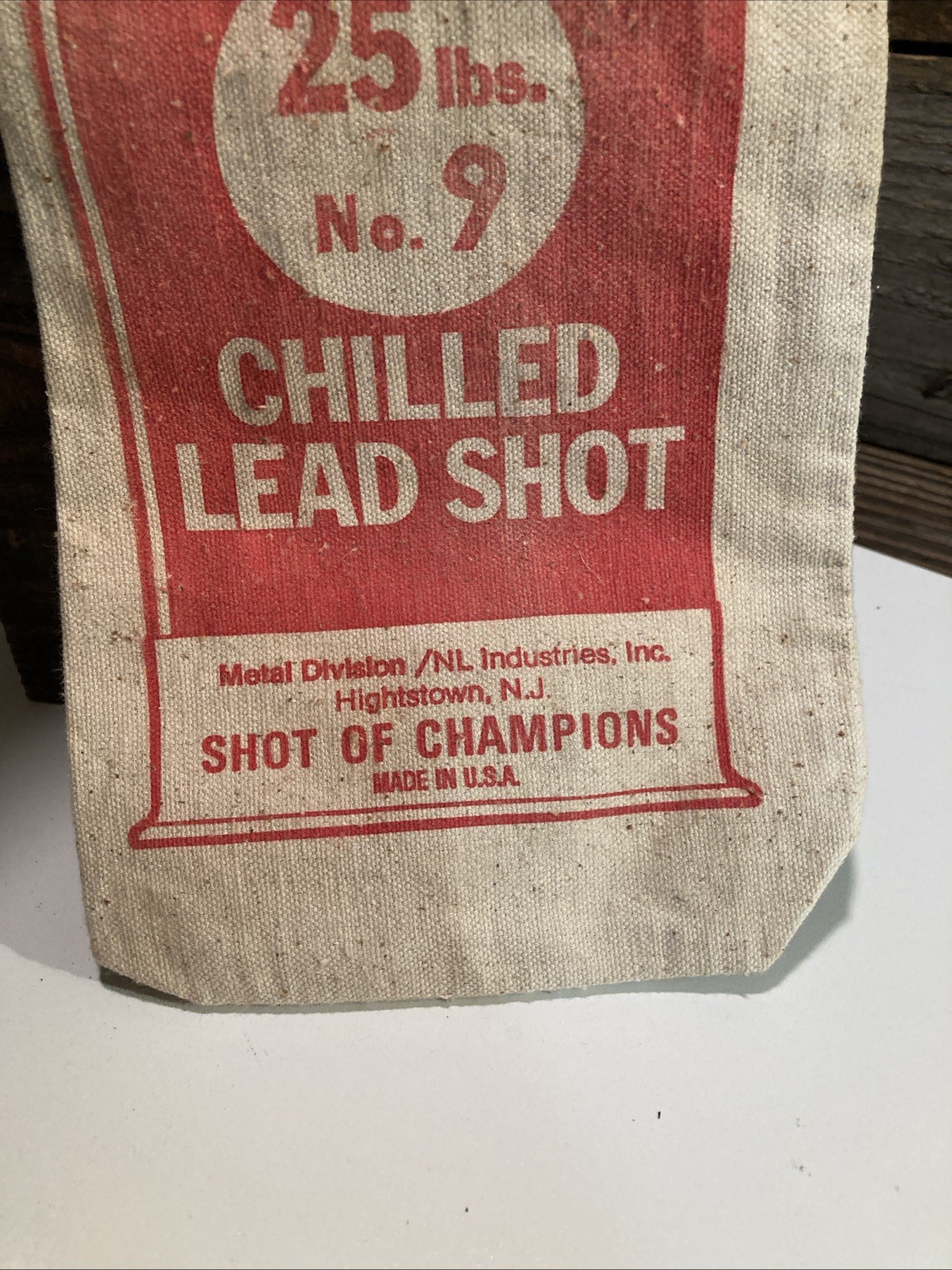 LAWRENCE BRAND CHILLED LEAD SHOT #8 Canvas Bag - 25 lbs.