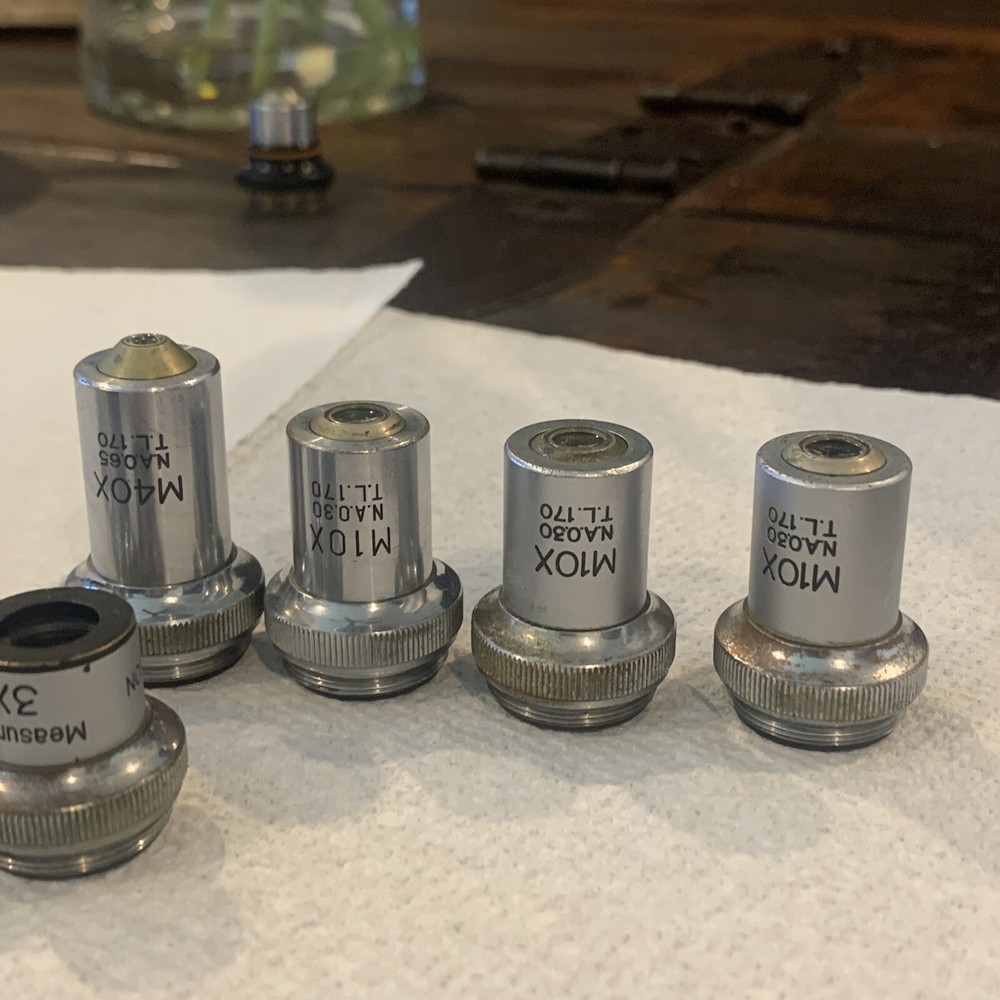 LOT OF 8 UNITRON Objectives