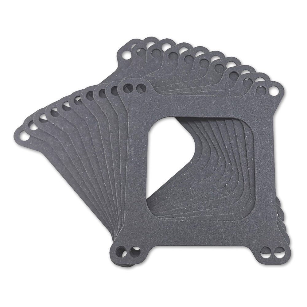 10 Pack Holley Edelbrock QFT Carb Base Flange Gasket Open Carburetor 4BBL 4150