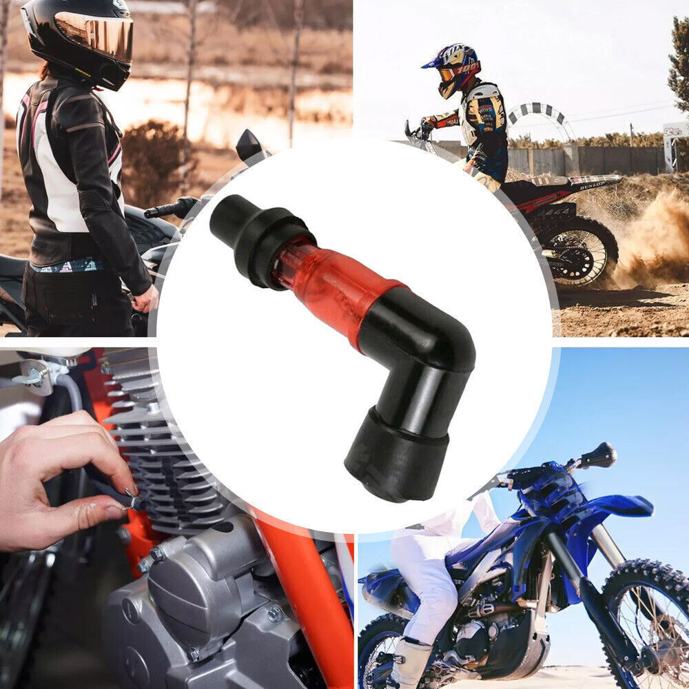 Universal Motorcycle Flash Spark Plug Cap Ignition High Pressure Cap Accessories
