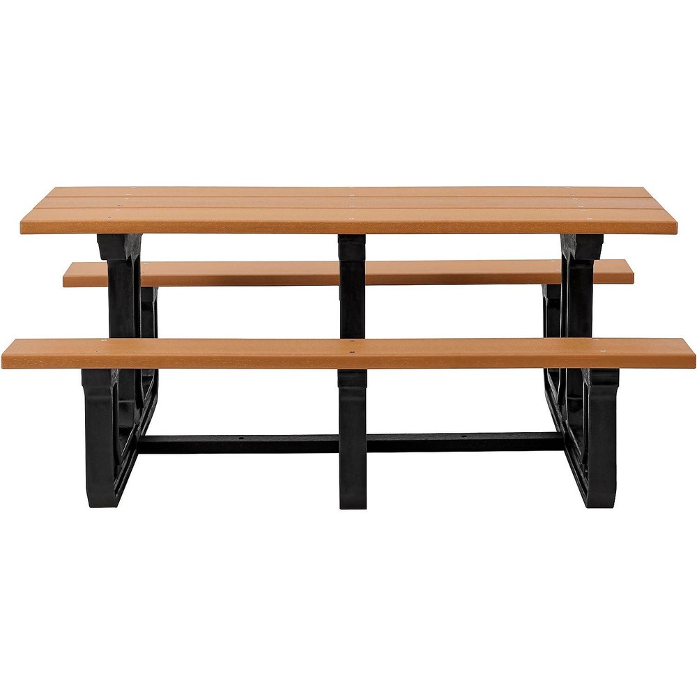 Global Industrial Outdoor 6' Rectangular Picnic Table Recycled Plastic with