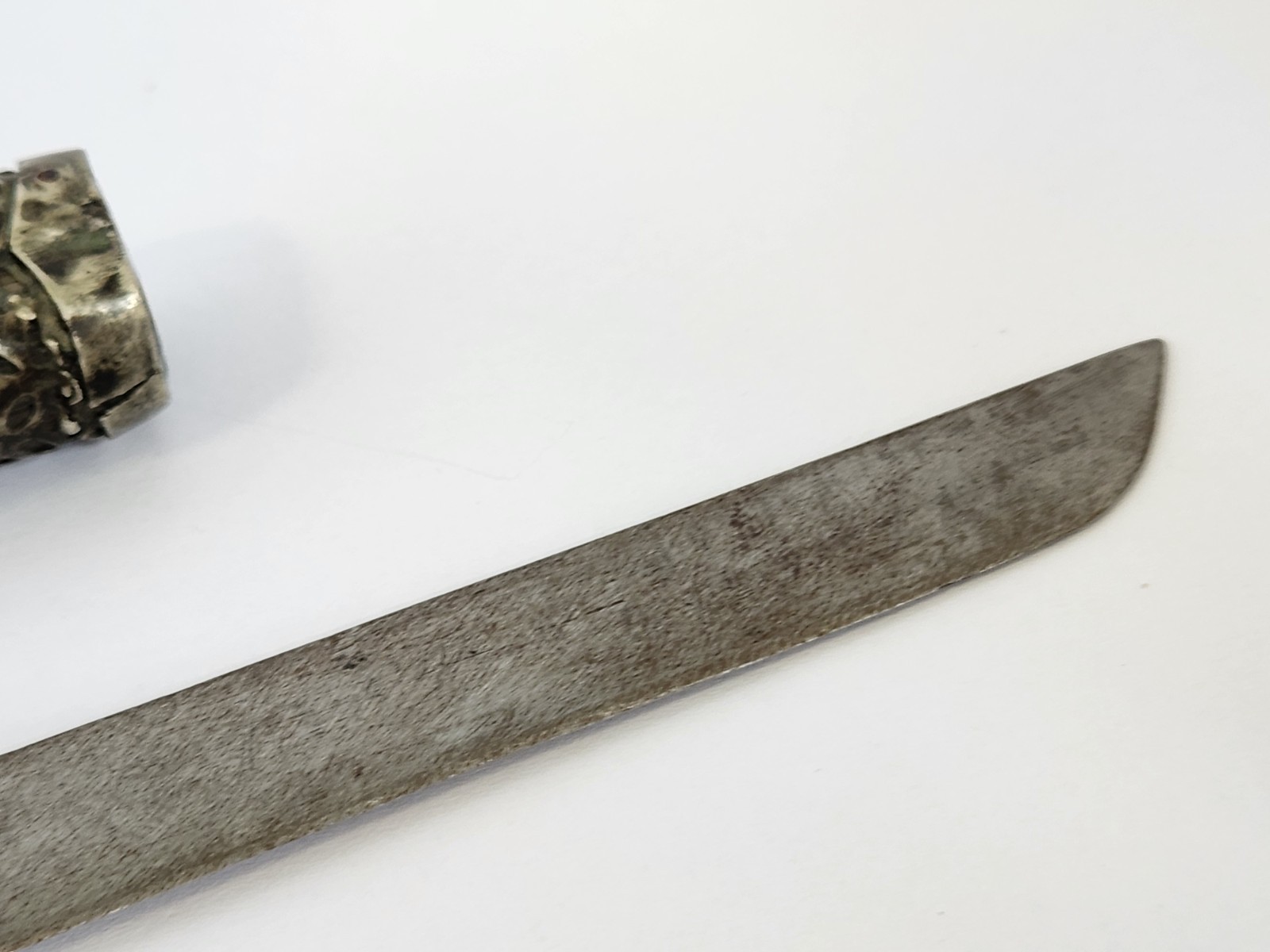 Antique Asian Chinese Knife Bone Chopsticks Traveling Eating Trousse Set