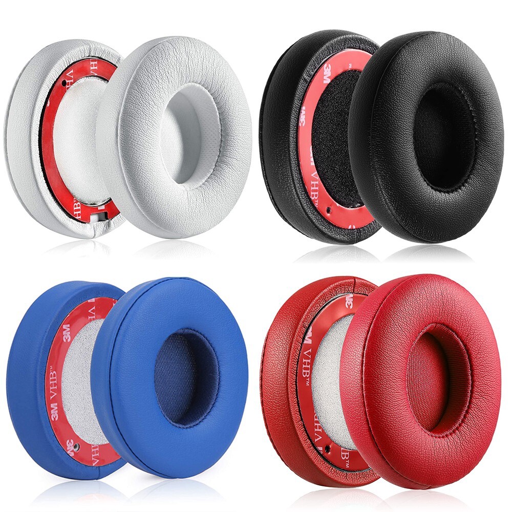 Replacement Cushions Ear Pads for Beats Studio 3 / Studio 2 Memory Foam Adhesive