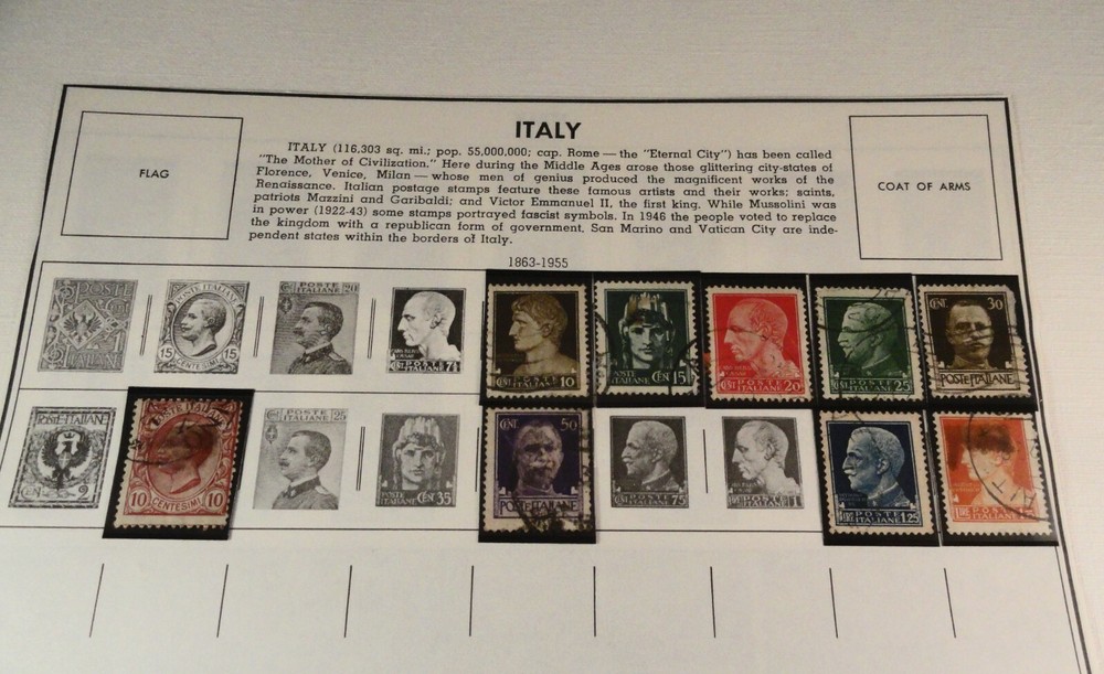 Stamp LOT: ITALY