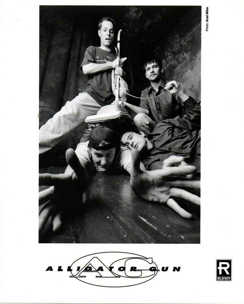 ALLIGATOR GUN PUBLICITY PHOTO Band Press Pack Promo B&W 8x10 Relativity Records