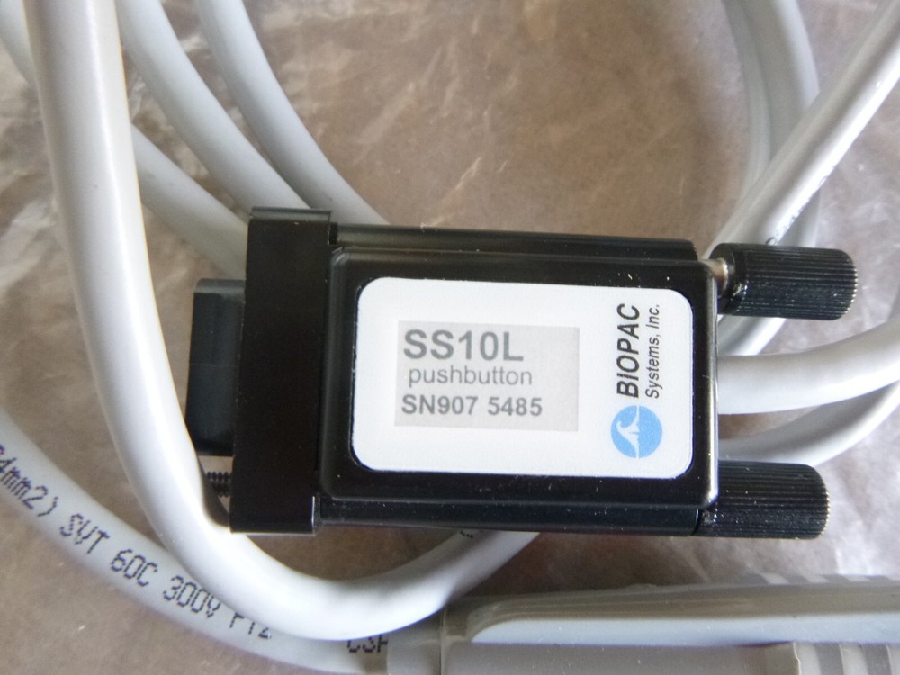 Biopac Systems Inc. SS10L Push Button Hand Switch, BSL