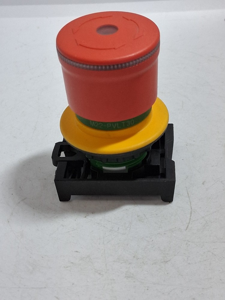 EATON M30-PVLT30 EMERGENCY STOP OPERATOR TWIST RELEASE RED PUSHBUTTON 30MM