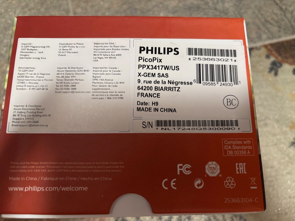 Phillips PicoPix 3417
