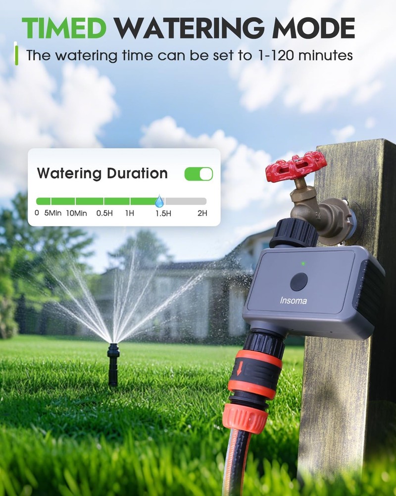 Sprinkler Timer with Remote Control, Water Hose Remote Control Water Timer