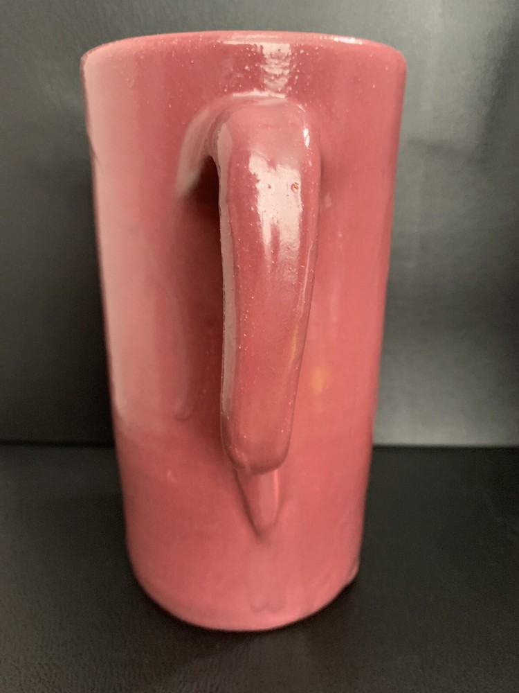 Stoneware Pottery Mauve Large Pitcher 2 qt