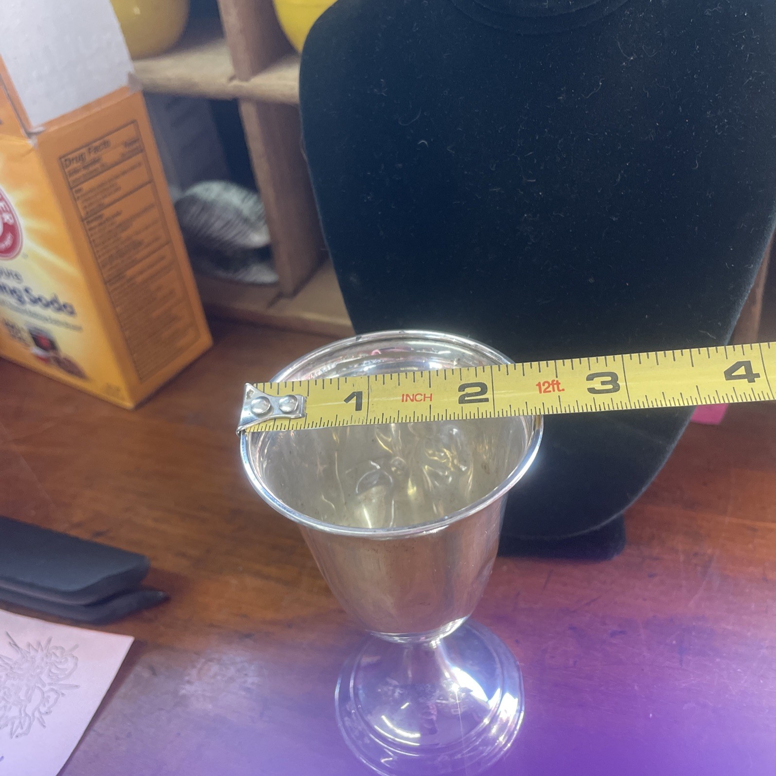 sterling silver reed and barton Weighted Base Cordial Goblet Stem