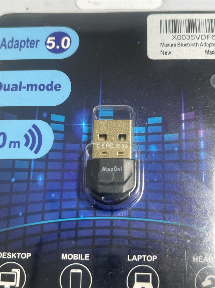 Bluetooth Adapter PC Maxuni Bluetooth Dongle Adapter Computer Desktop BT-502 New