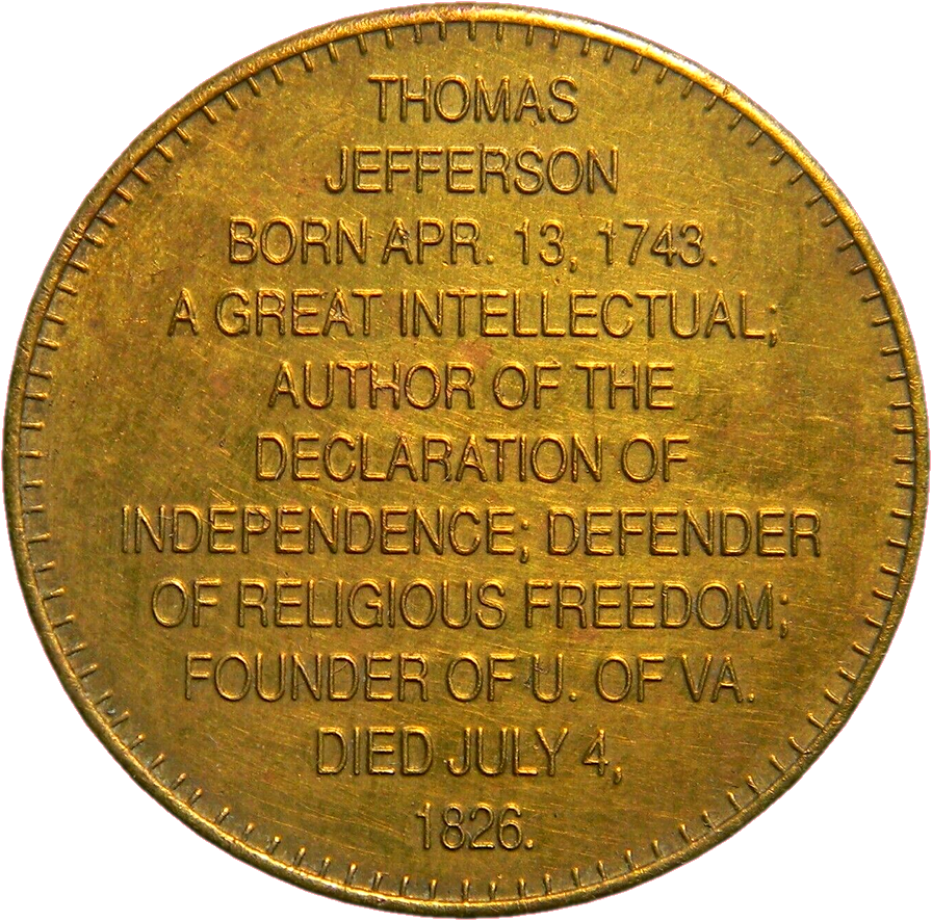 Thomas Jefferson Medal (01580)