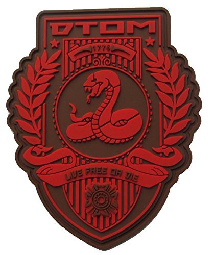 Don't Tread On Me (DTOM) - PVC Morale Patch