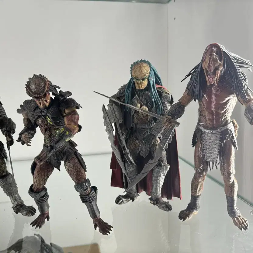NECA & McFarlane Predator Figures Set Heavily Used