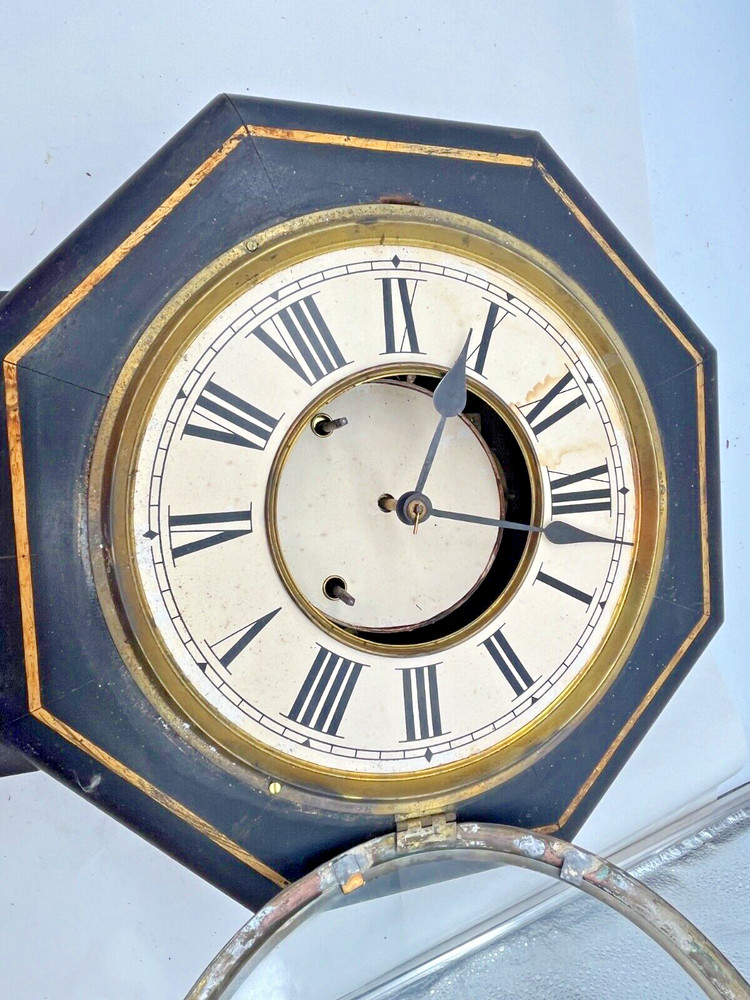 Antique Ansonia Project Wall Clock (0234)