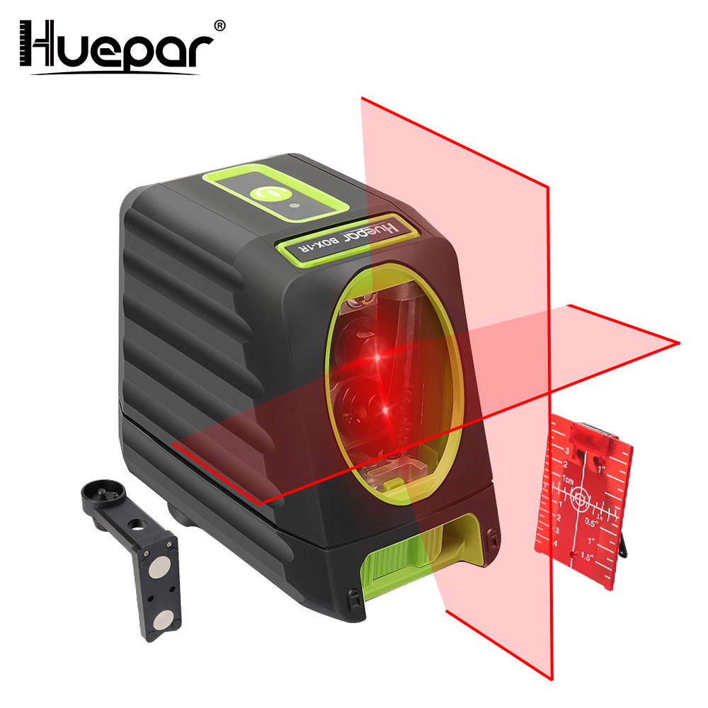 Self leveling laser level Spread 150° Red 98ft Cross Line Laser Level+AA Battery