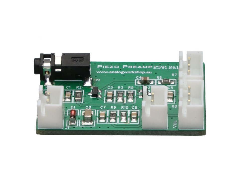 Active Onboard Piezo Preamp AnalogWorkshop